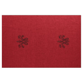 Marie Antoinette initial monogram upholstery panel Stoff