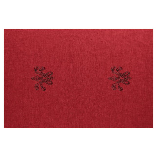 Marie Antoinette initial monogram upholstery panel Stoff (Yard (91,4 cm))