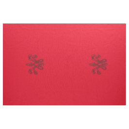 Marie Antoinette initial monogram upholstery panel Stoff