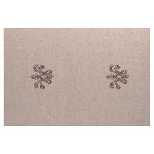 Marie Antoinette initials monogramm polsterung Stoff