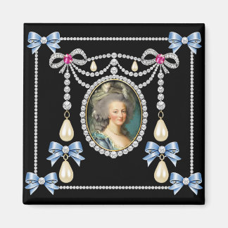 Marie Antoinette inspirierte Karte Königin von Fra Magnet