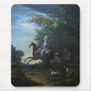 Marie Antoinette Jagd durch Louis Auguste Brun Mousepad