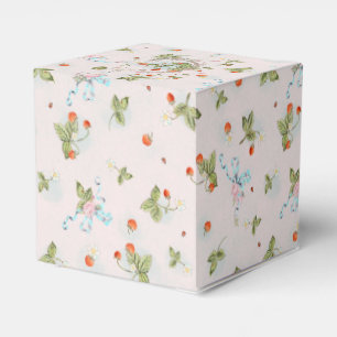 Marie Antoinette Kleine Erdbeer-Rosa-Geschenkbox Geschenkschachtel