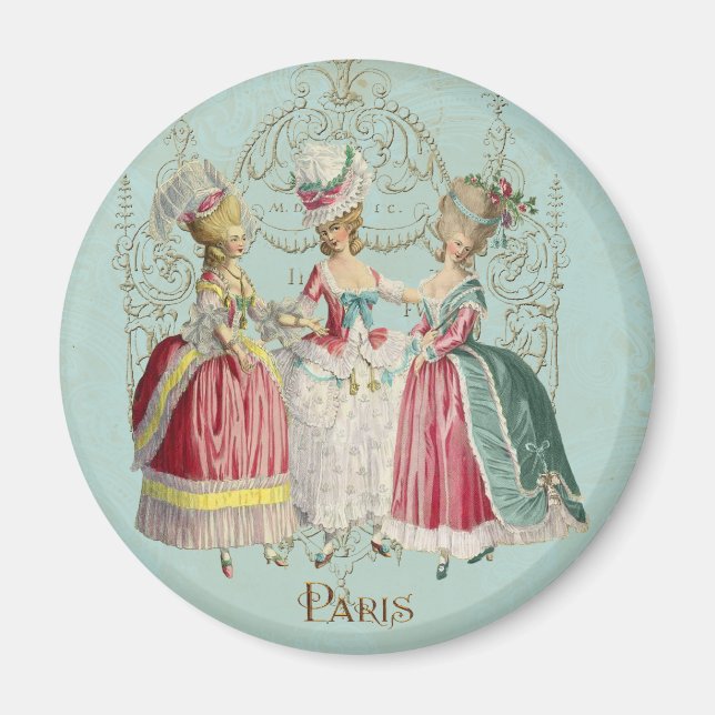Marie Antoinette Ladys in Wart Magnet (Vorne)