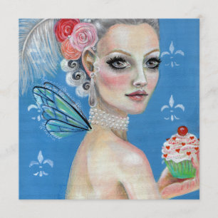 Marie Antoinette Lasse ihnen Kuchen Einladung