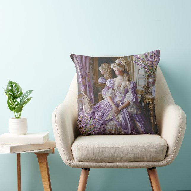 Marie Antoinette Lavender Queen pillow Kissen (Stuhl )