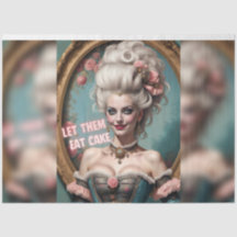 Marie Antoinette Ließ sie essen Cake Decoupage