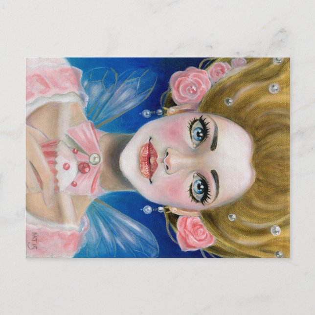 Marie Antoinette Ließ sie essen Cupcake! In Rosa.. Postkarte (Vorderseite)