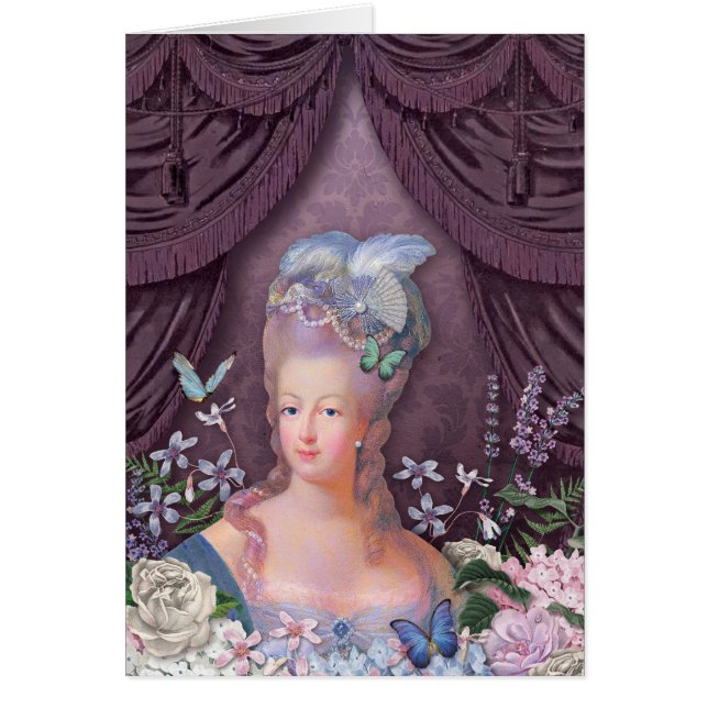 Marie Antoinette lila Blumen (Vorne)