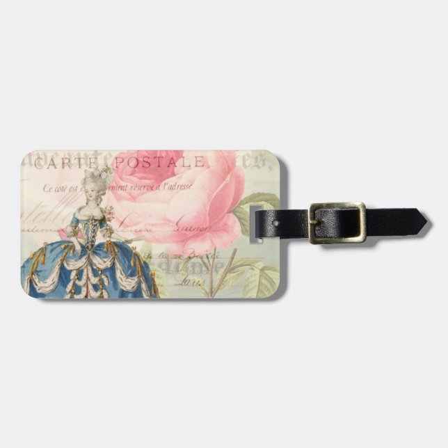 Marie Antoinette Luggage Tag Gepäckanhänger (Vorderseite horizontal)