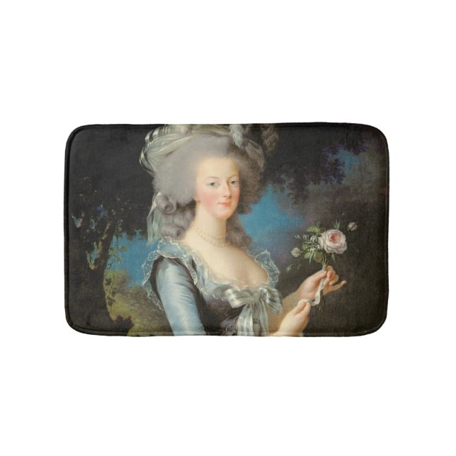 Marie Antoinette mit einer Rose, 1783 Badematte (Vorderseite)