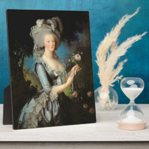 Marie Antoinette mit einer Rose, 1783 Fotoplatte