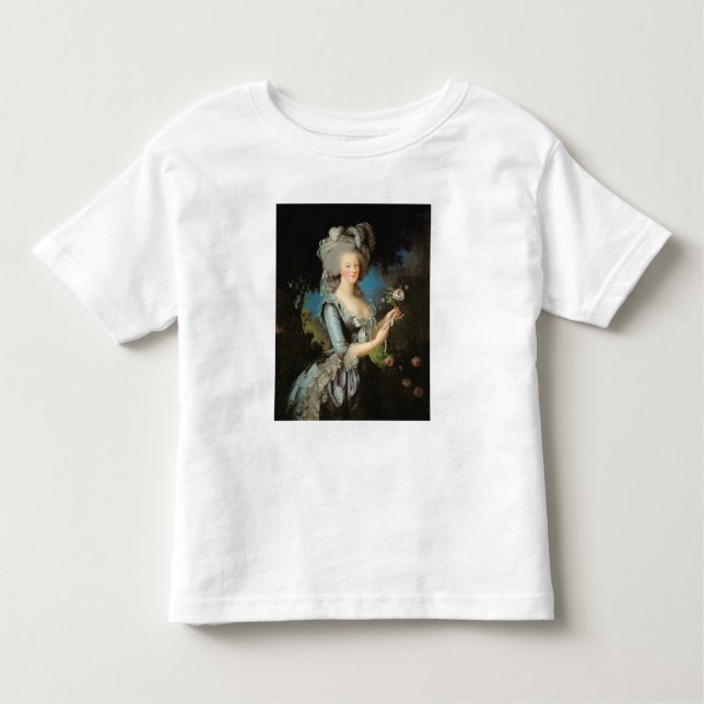 Marie Antoinette mit einer Rose, 1783 Kleinkind T-shirt (Vorderseite)
