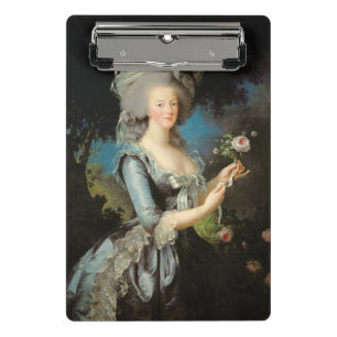 Marie Antoinette mit einer Rose, 1783 Mini Klemmbrett