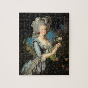Marie Antoinette mit einer Rose, 1783 Puzzle