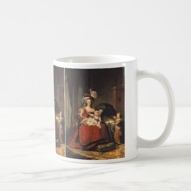 MARIE ANTOINETTE MIT KINDERN KAFFEETASSE (Rechts)