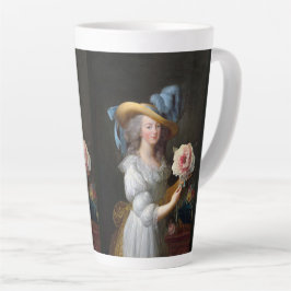 Marie Antoinette mit Pink Anemone Blume Milchtasse