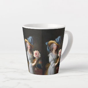 Marie Antoinette mit Pink Anemone Blume Milchtasse
