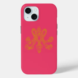 Marie Antoinette Monogram Hot Pink Case-Mate iPhone Hülle