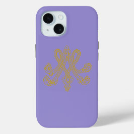 Marie Antoinette Monogram Lavender Case-Mate iPhone Hülle