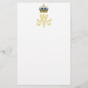 Marie Antoinette Monogramm Briefpapier