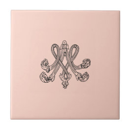 Marie Antoinette – Monogramm – Monogram initials Fliese