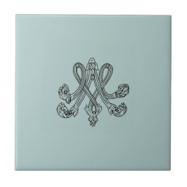 Marie Antoinette – Monogramm – Monogram initials Fliese