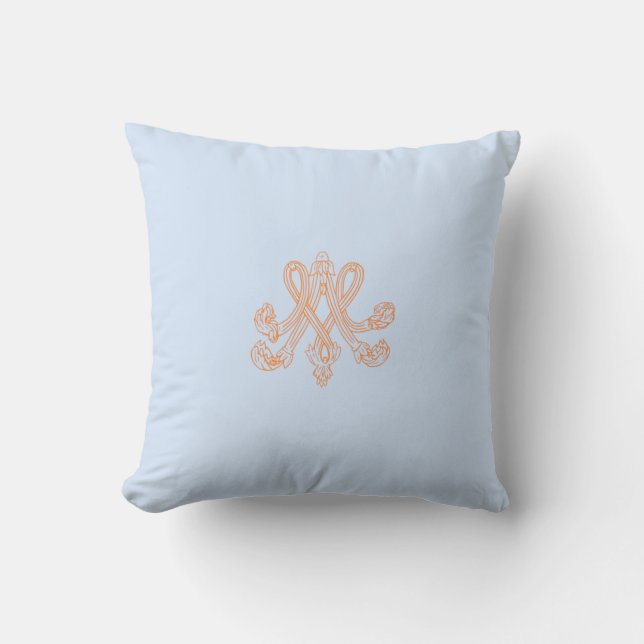 Marie Antoinette – Monogramm – Monogram initials Kissen (Vorderseite)