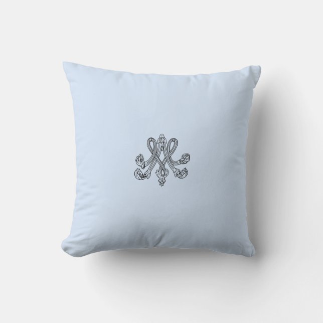 Marie Antoinette – Monogramm – Monogram initials Kissen (Vorderseite)