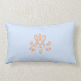 Marie Antoinette – Monogramm – Monogram initials Lendenkissen