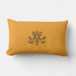 Marie Antoinette – Monogramm – Monogram initials Lendenkissen