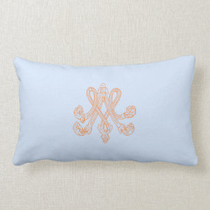 Marie Antoinette – Monogramm – Monogram initials Lendenkissen