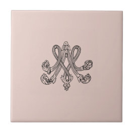 Marie Antoinette - Monogramm - Monogramm - Initial Fliese