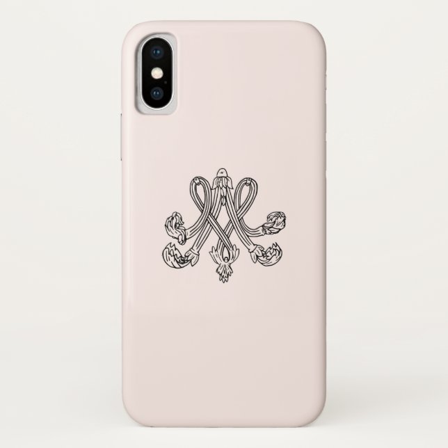 Marie-Antoinette – Monogramm – Royal Monogram Case-Mate iPhone Hülle (Rückseite)
