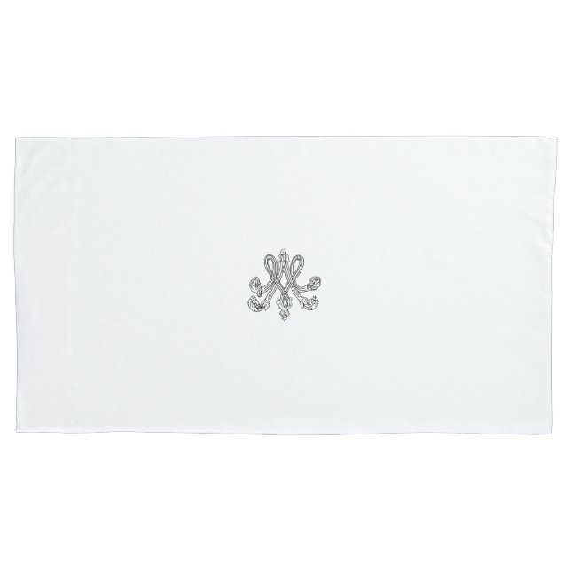 Marie Antoinette – Monogramm – Royal Monogram Kissenbezug (Vorderseite)
