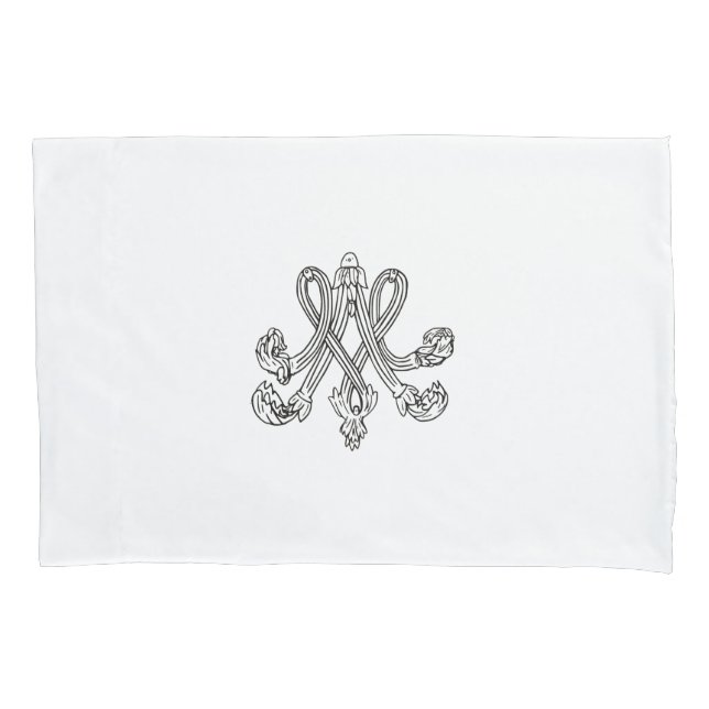 Marie Antoinette – Monogramm – Royal Monogram Kissenbezug (Vorderseite)