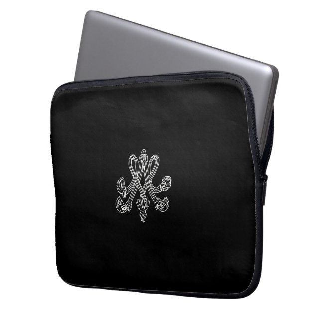 Marie Antoinette - Monogramm - Royal Monogram Laptopschutzhülle (Vorderseite Links)