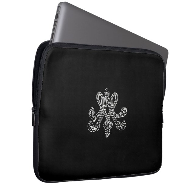 Marie Antoinette - Monogramm - Royal Monogram Laptopschutzhülle (Vorne Rechts)