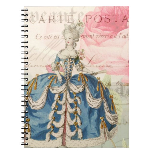 Marie Antoinette-Notebook Notizblock (Vorderseite)
