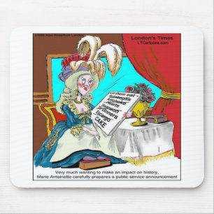 Marie Antoinette öffentliche Bekanntmachung Lustig Mousepad