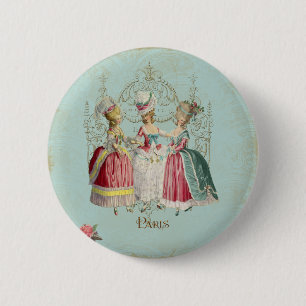Marie Antoinette Paris Button