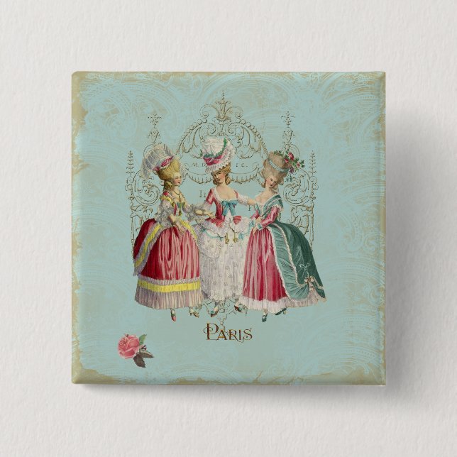 Marie Antoinette Paris Button (Vorderseite)