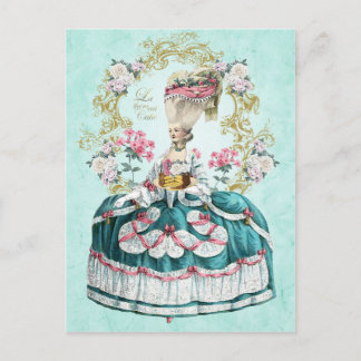 Marie Antoinette, Paris, Rose Minzgrün, Postkarte