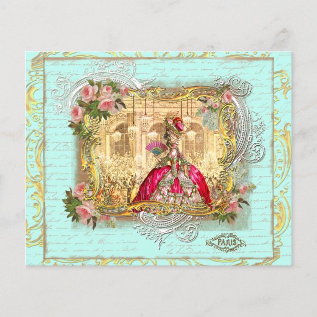 Marie Antoinette Party im Flyer Versailles (Vorne)
