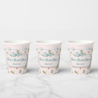Marie Antoinette Petite Strawberry 8 oz Paper Cup Pappbecher