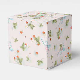 Marie Antoinette Petite Strawberry Pink Favor Box Geschenkschachtel