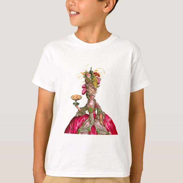 Marie-Antoinette-Pfau T-Shirt (Vorderseite)