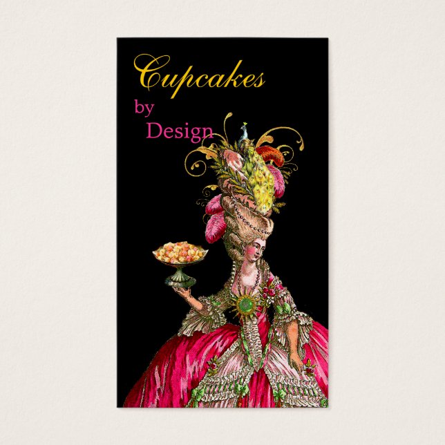 Marie Antoinette Pfau und Kuchen (Vorderseite)