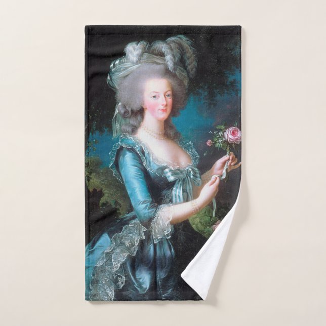 Marie Antoinette Portrait Badhandtuch Set (Handtuch)