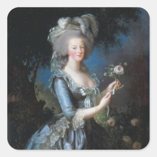 Marie Antoinette Quadratischer Aufkleber